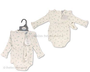 Baby Mädchen Langarmige Spielhose mit Haarband - Großhandel