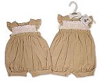 Mädchen Spielhose mit Smocking und Schleifen Großhandel