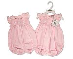 Mädchen Spielhose mit Smocking und Schleifen Großhandel