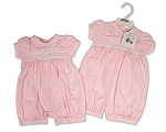 Mädchen Spielhose mit Smocking und Spitze Großhandel