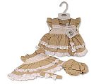 Gestuftes Kleidchen mit Smocking und Schleifen Großhandel