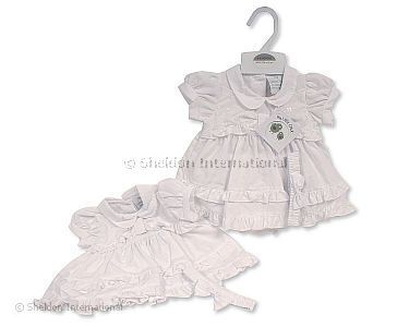 Gestuftes Baby Kleidchen mit Stickerei - Großhandel