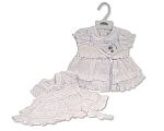 Gestuftes Kleidchen mit Smocking und Schleife Großhandel