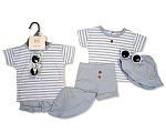 Jungen Shorts-Dreiteiler mit Sonnenbrille Großhandel