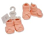 Gestrickte Booties mit Schleife Großhandel