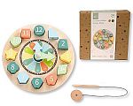 Formsortier-Uhr Lernspielzeug aus Holz Großhandel