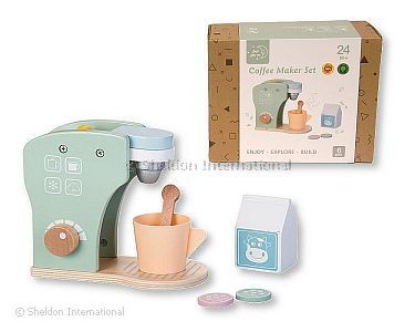 Kaffeemaschine Lernspielzeug aus Holz - Großhandel