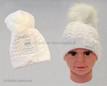 Baby Mädchen Bommelmütze - 335w - Großhandel