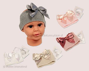 Baby Kopfband mit Schleife - 5 Farben - Großhandel