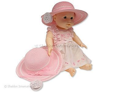 Baby Mädchen Papier Strohhut - 804 - Großhandel