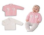 Mädchen Strickjacke mit Schleifen - 1012 - 0-9 Monate Großhandel