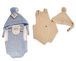 Strick-Spielhose mit Mütze Set Großhandel