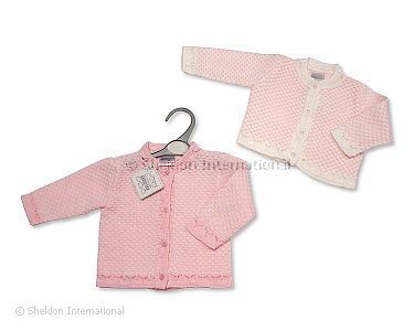 Baby Mädchen Strickjacke -582- Ngb-9 Monate - Großhandel