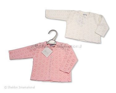 Baby Mädchen Strickjacke -583- Ngb-9 Monate - Großhandel