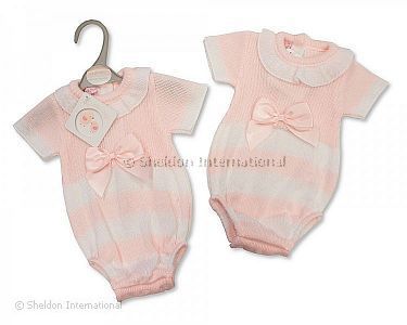 Baby Mädchen Strick-Spielanzug - 754p - Großhandel