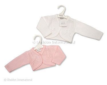 Baby Mädchen Bolero Strickjacke - 501 - Großhandel