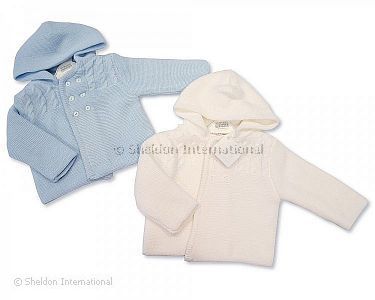 Baby Jungen Kinderwagen-Strickjacke - 618 - Großhandel