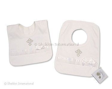 Baby Überzieh-Tauflätzchen - Kreuz - Großhandel