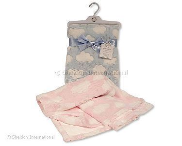 Baby Wickeldecke - Wolken/ Herzen - Großhandel