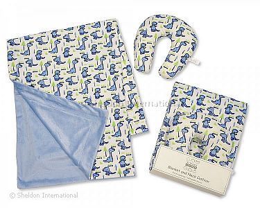 Baby Decke und Nackenstütze Set - Jungen - Großhandel