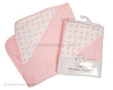 Baby Kapuzenhandtuch - Entchen/ Blume - Großhandel