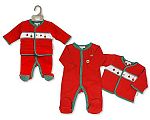 Gesmockter Weihnachts- Baby-Zweiteiler - Weihnachtskugeln Großhandel