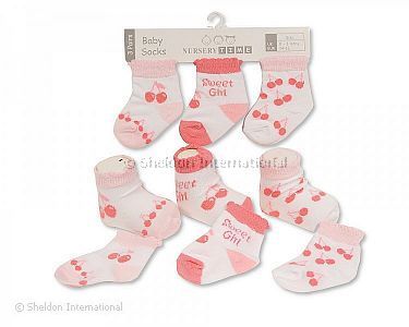 Baby Mädchen Socken 3-er Pack - Sweet Girl - Großhandel