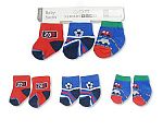 Jungen Socken 3-er Pack - Fußball/Auto/Zoo Großhandel