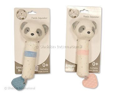 Baby Panda Quietsch-Greifling - Großhandel