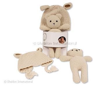 Baby Strick-Puppe und -Mütze Set - Großhandel