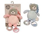 Teddy Aktivitäts-Spielzeug mit Rasselring, Raschelpapier und Spiegel Großhandel