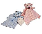 Schmusetuch - Teddy - Rosa und Hellblau Großhandel