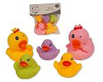 Quietschendes Baby-Badespielzeug - 5 Enten Großhandel