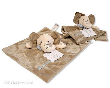 Baby Jungen Schmusetuch - Elefant - Großhandel