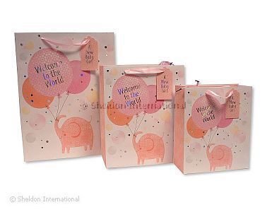 Geschenktasche ' a New Baby Girl' - Großhandel