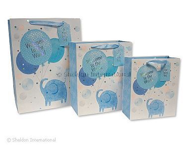 Geschenktasche ' a New Baby Boy' - Großhandel