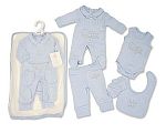 Baumwoll-Geschenkset - 5 tlg. - Prinzessin - Blau Großhandel