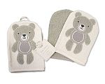 Waschlappen 2-er Pack - Teddy Großhandel