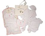5 tlg. Mädchen Baumwoll-Geschenkset mit Papiertasche - Little Princess Großhandel