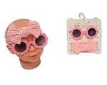 Haarband mit Schleife und Sonnenbrille Set - Rosa Großhandel