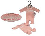 Frühchen Mädchen Strampler mit Smocking und Schleifen - Prinzessin Großhandel