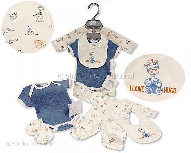 Frühchen Jungen Set 4-tlg - I Love Hugs - Großhandel