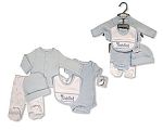 Frühchen Jungen Set 5 tlg. mit Smocking - Kuscheln Großhandel