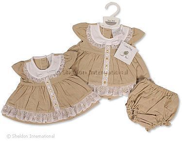 Frühchen Kleidchen mit Spitze - Großhandel