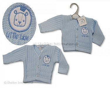 Baby Frühchen Jungen Strickjacke - Kleiner Löwe - Großhandel